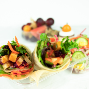 Wrap au tofu aigre-doux